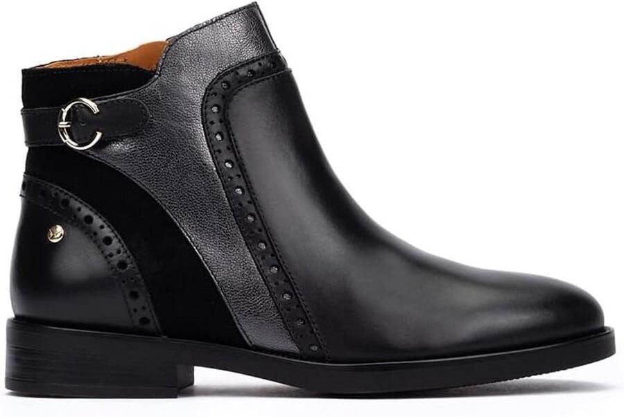 Leather Flat Ankle Boots for Women