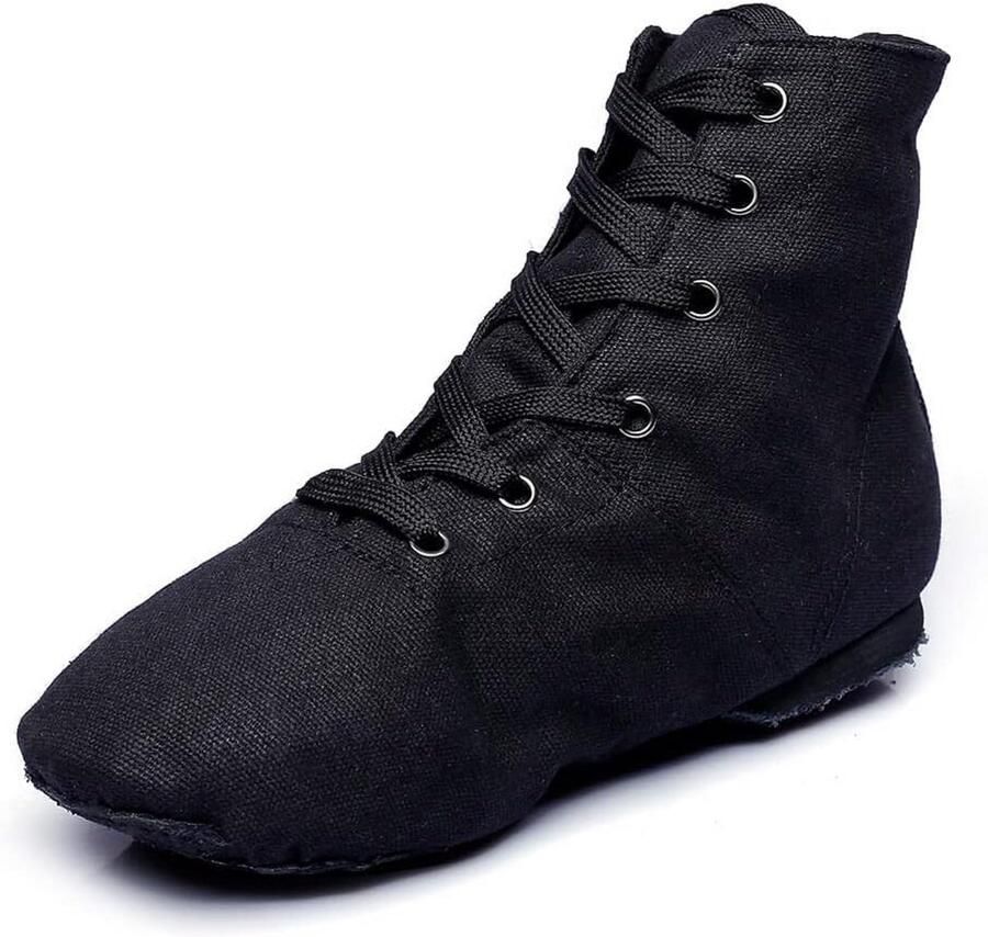 Lederlook Jazz Dansschoenen Laarzen Splitzool Ballet Danssneakers