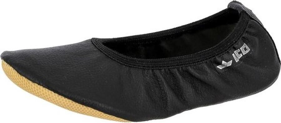 Kinder gymschoenen met leer bovenwerk en antislip rubberen zool