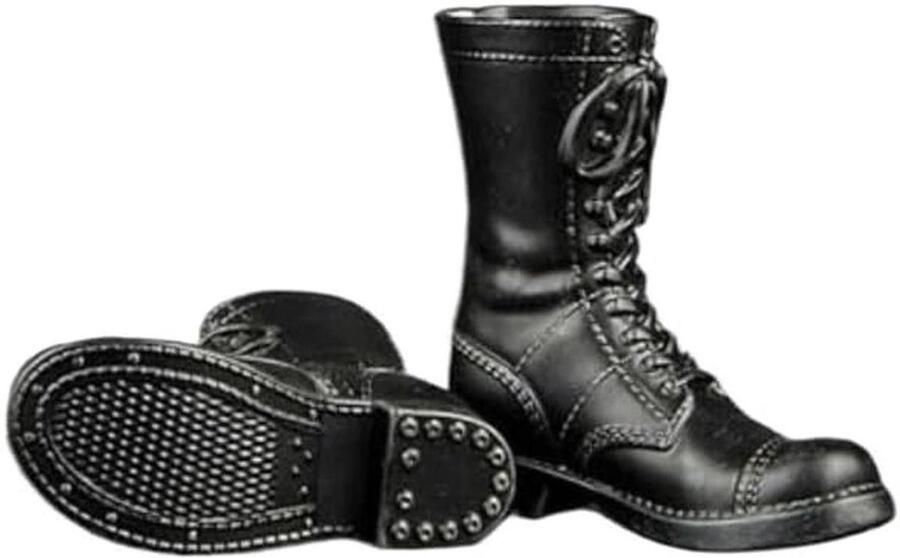 Leger Laarzen Model Actiefiguur Laarzen Figuur Accessoire 1 6 Schaal Medium Zwart