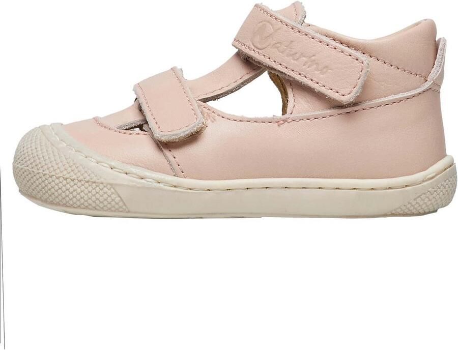 Leren Babysandalen Meisjes met Dubbele Klittenband en Antislipzool