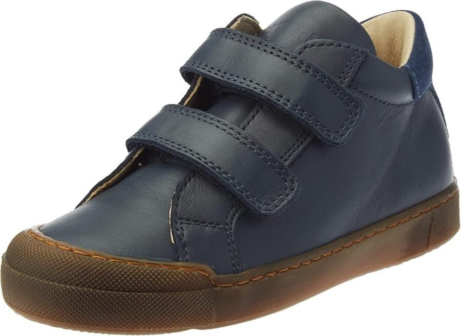 Leren babyschoenen met klittenband voor jongens Suède en Nappa - Foto 1