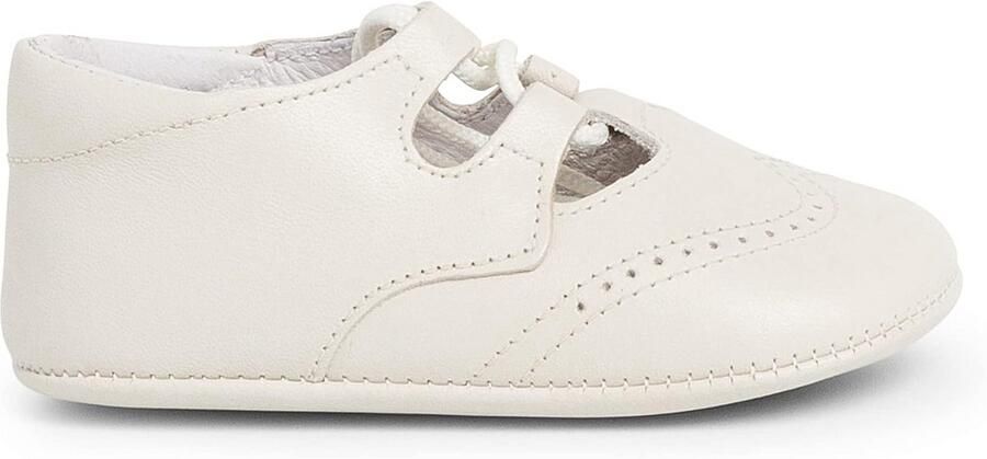 Leren Babyschoenen voor en Zachte Zool en Veter