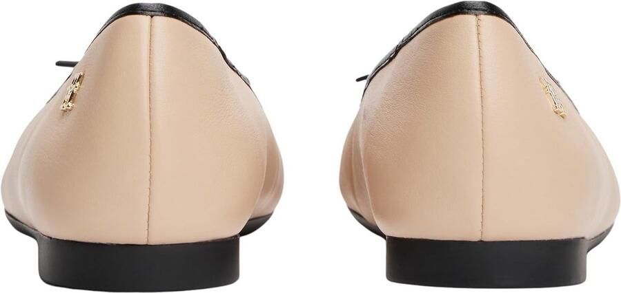 Leren ballerina schoenen met toelopende neus voor dames