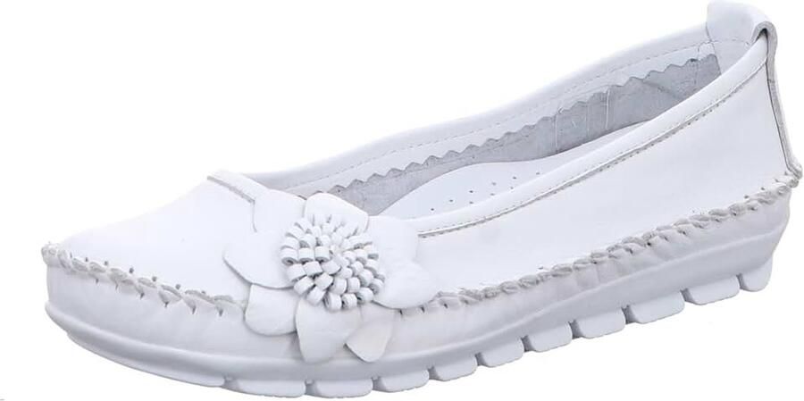 Leren Ballerinas mocassins voor dames 003127
