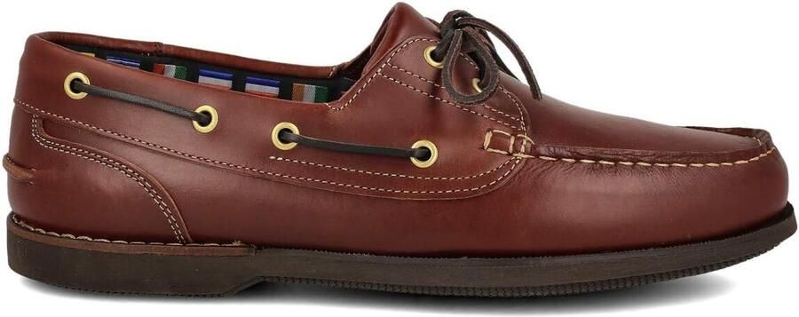 Leren Bootschoenen Heren Mocassin Sport Casual Dagelijks Gebruik Geolied Leer Grote Bruin Marine Zwart