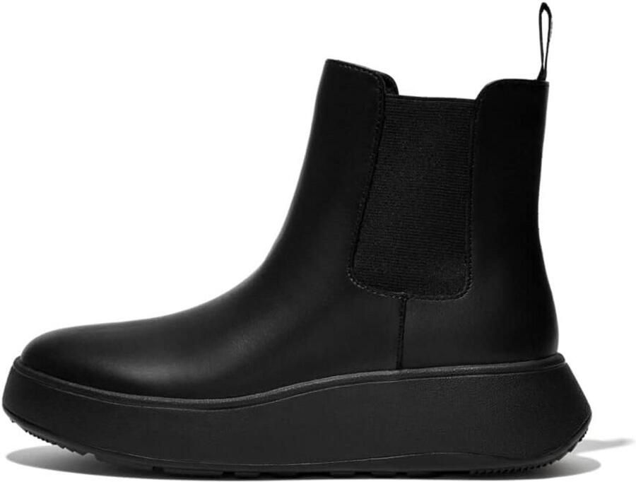 Leren Chelsea Boots met Plateauzool voor Dames