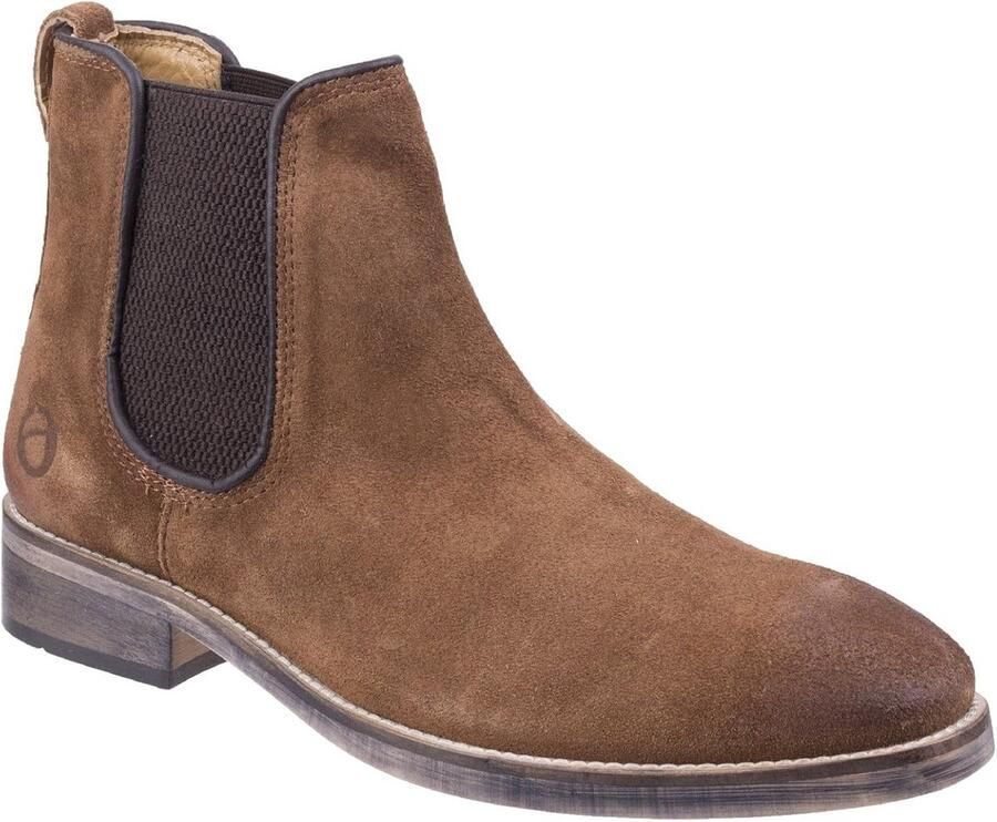 Leren Chelsea Boots voor Heren Klassieke Dealerlaarzen met Comfortabel Voetbed