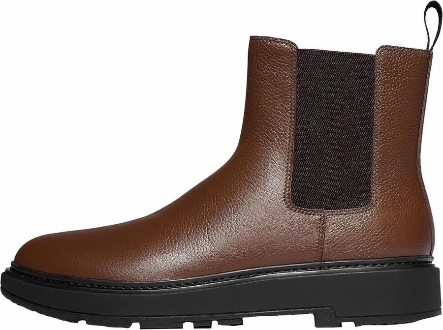 Leren Chelsea Boots voor Heren met Comfortabele Zool