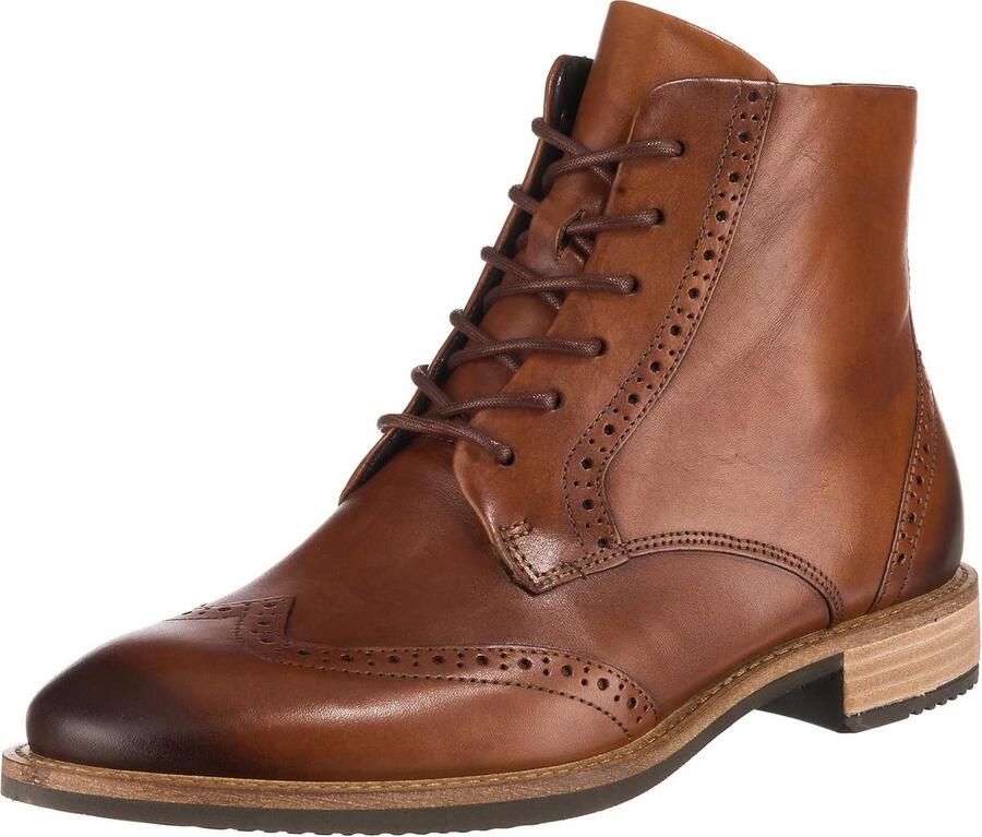 Leren Dames Enkellaars Klassieke Tailored Chelsea Stijl