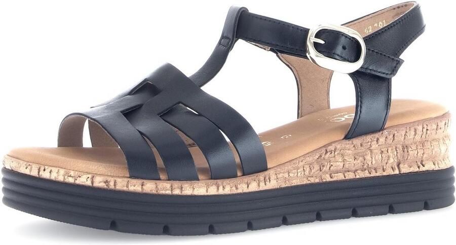 Leren Dames Sandalen met Brede Pasvorm en Lichtgewicht Zool