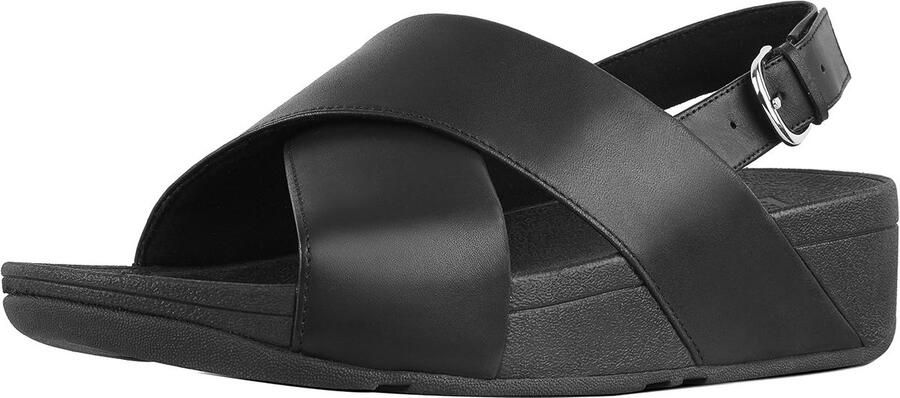 Dames Sandalen Leer Verstelbaar Kruisband Comfortabele Zomer Teensandalen