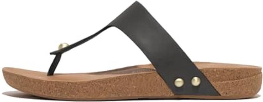 Leren Dames Sandalen Met Teenpalen