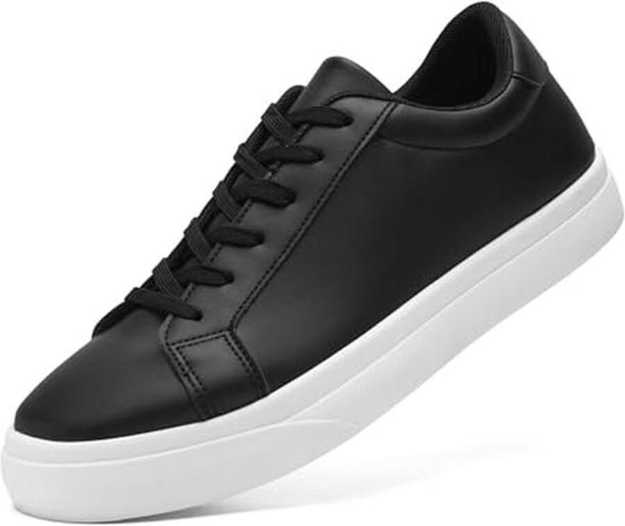 Leren Damessneakers Lace-Up Casual Tennisschoenen