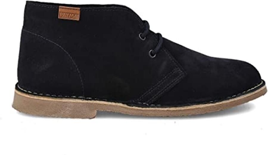 Leren Desert Safari Boots voor en Chukka Schoenen van Splitleer met Veter Sluiting en Rubber Sole