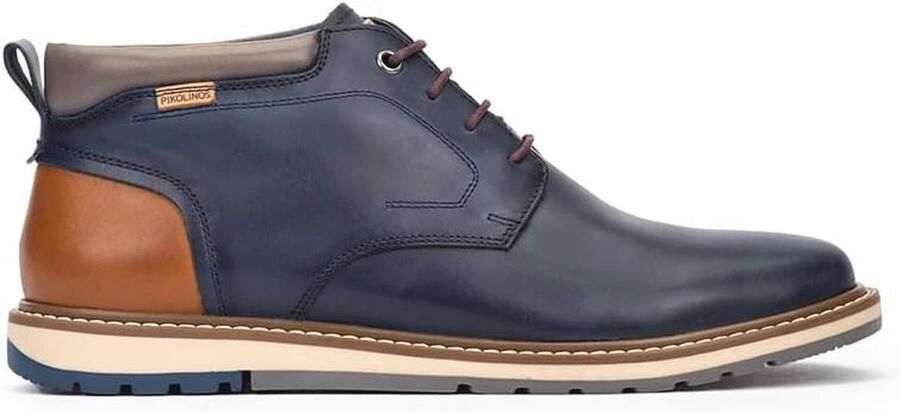 Leren Enkellaarsjes voor Heren Berna M8J-8181 Elm