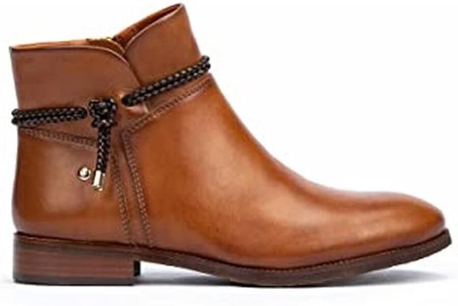 Leren Enkellaarsjes voor Dames in Zwart