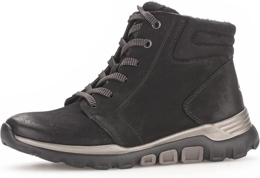 Leren Enkellaarsjes voor Dames met Vetersluiting Verwisselbare Voering