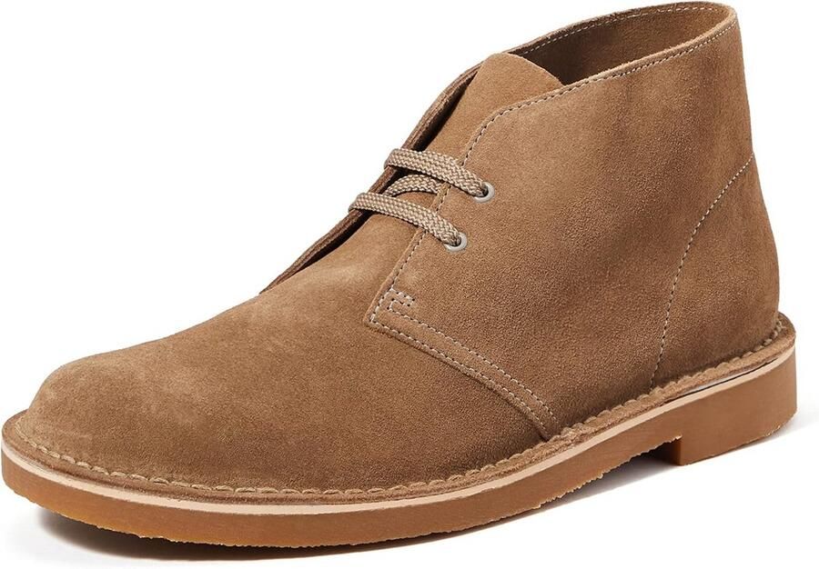 Leren Enkellaarzen Heren Comfortabele Bushacre Stijl