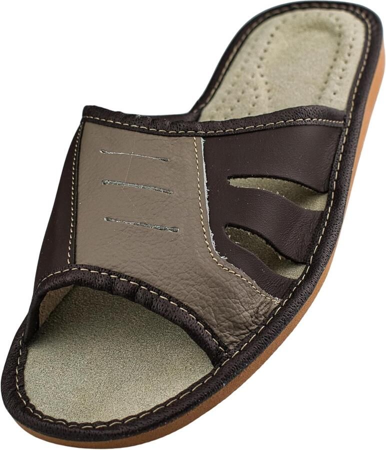 Leren Heren Slippers Comfortabel & Stijlvol