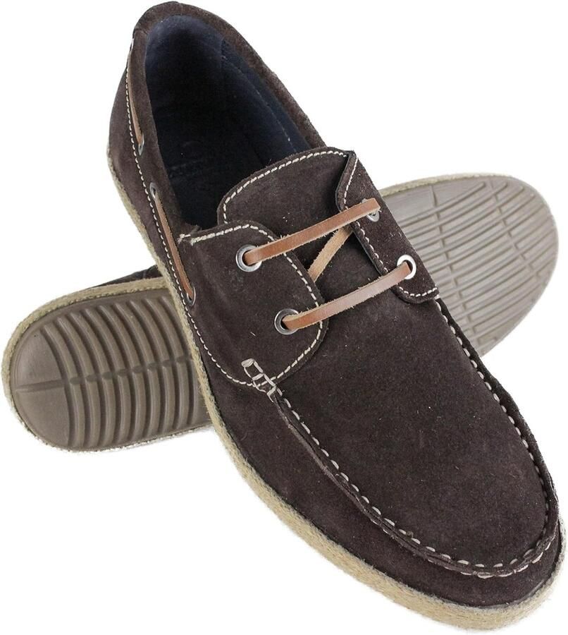 Leren Herenschoenen Zomerse Instappers Casual Dagelijks Natuurlijk Leer Bruin