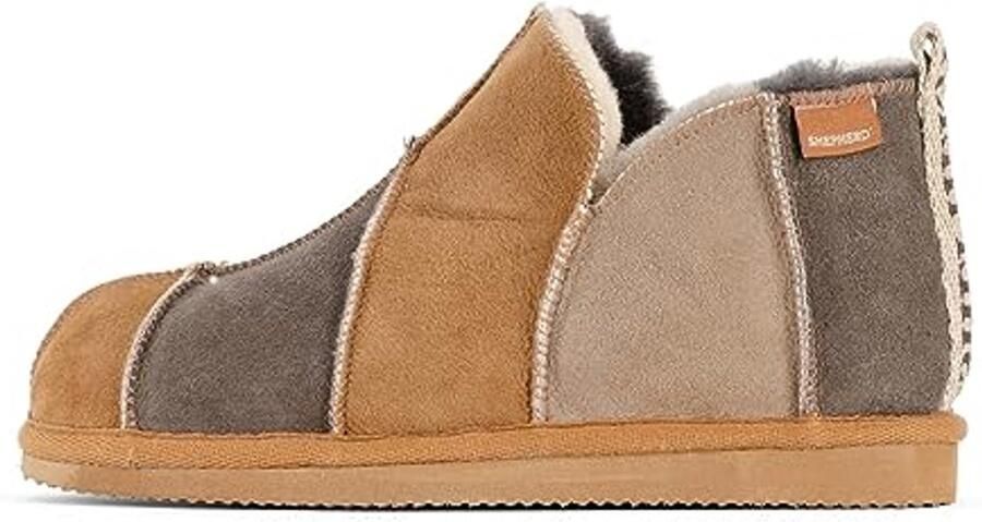 Leren Huisslippers met Schapenvacht voor Dames