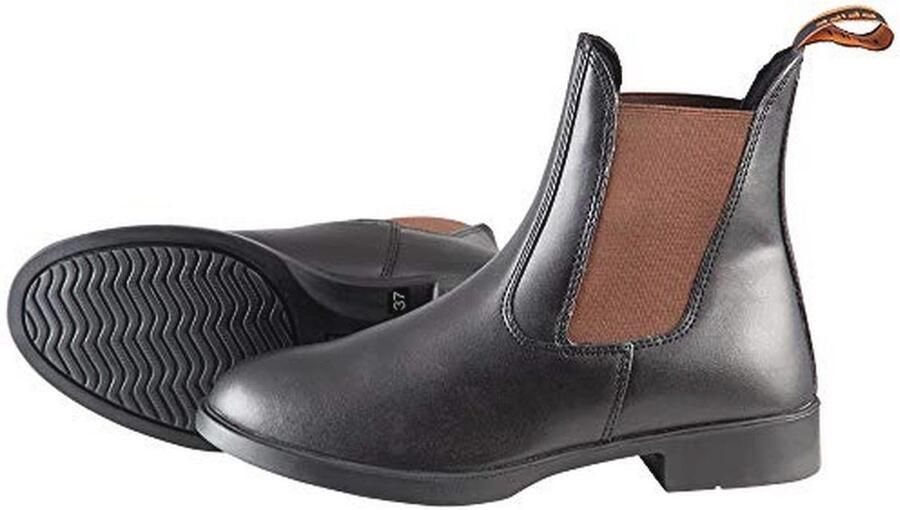 Leren Jodhpur Rijlaarzen voor en Kinderen Comfortabele Enkellaarzen met Waterdichte Zool