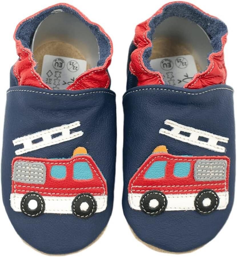 Leren Kinderschoenen en Pantoffels voor Kleuters en Peuters