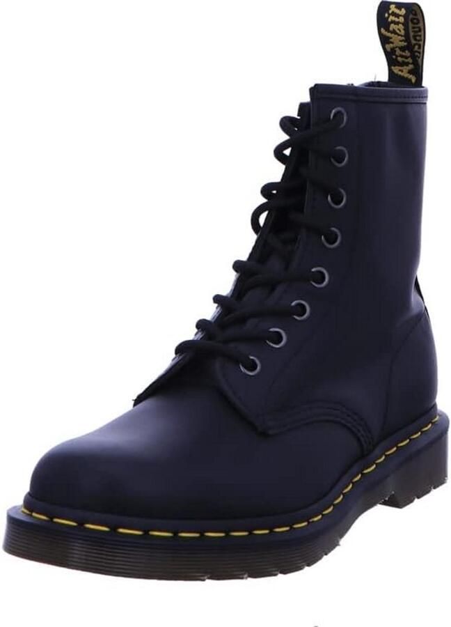 Leren Klimschoenen Dames Zwart Klassieke 8-Oog Laarzen