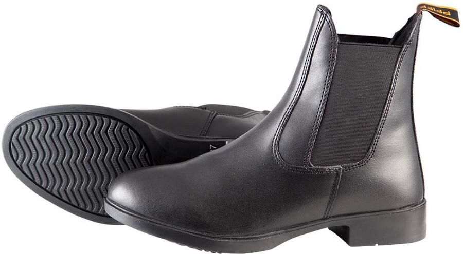 Leren-look Jodhpur Enkellaarzen voor Kinderen en Zwart