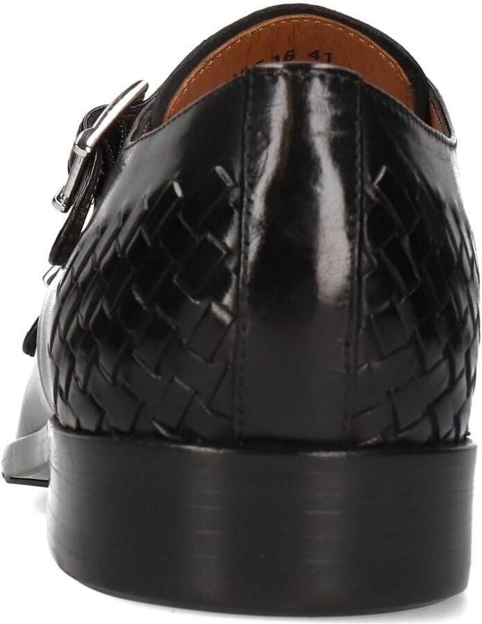 Leren Monk Strap Instapschoenen voor Heren Stijlvolle Herenschoenen