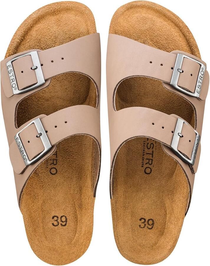 Lederen Slippers Vrouwen Zomer Kurken Slippers Dames Comfortabele Sandalen Ideaal voor Thuisgebruik SnelShoppen