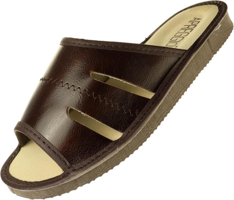 Leren Pantoffels voor Heren Comfortabele Leren Sloffen