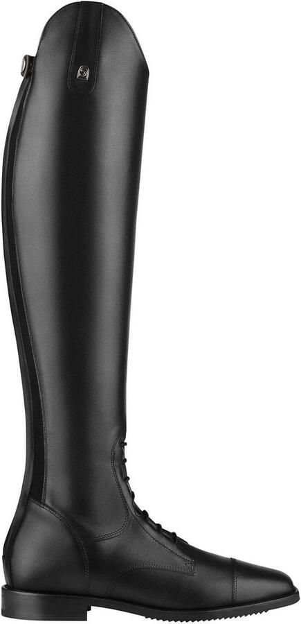 Leren Rijlaarzen voor Paardrijden met Elastische Veters en Ritssluiting