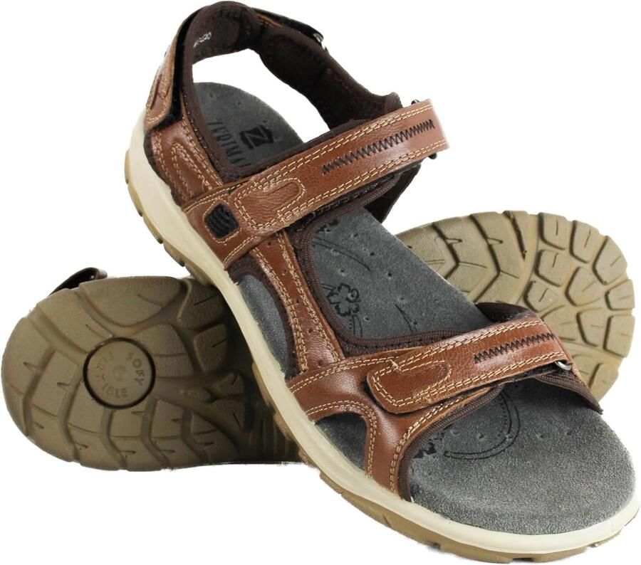 Leren Sandalen Zomerschoenen Dames Outdoor Wandelen Verstelbare Klittenbandsluiting