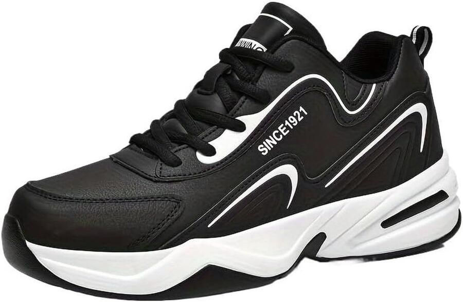 Leren Sneakers voor Heren Ademend en Comfortabel voor Dagelijks Gebruik en Training