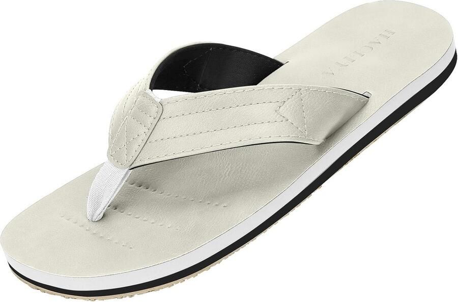 Comfortabele Leren Teenslippers voor Heren Lichtgewicht en Antislip