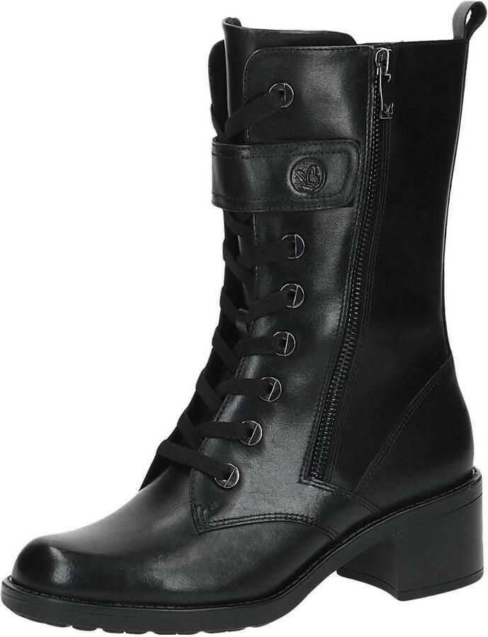 Leren Veterlaarsjes met G-Breedte voor Dames