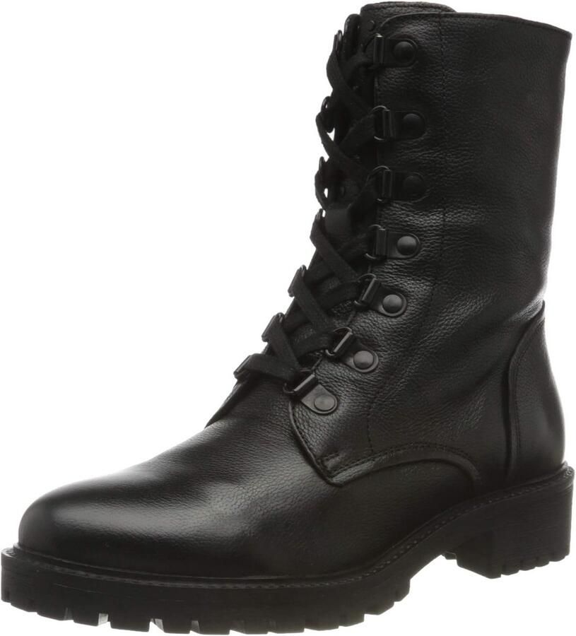 Leren veterlaarzen dames met ritssluiting Comfortabele en ademende enkellaarsjes