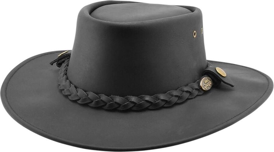 Leren Western Hoed Cow hoed Australische Stijl Weerbestendig