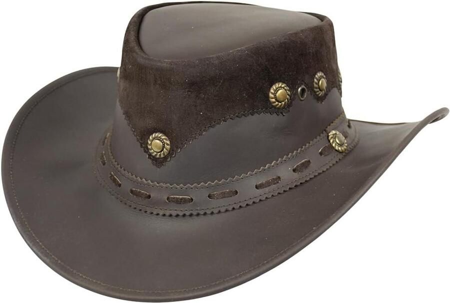 Leren Westernhoed Australisch Model Outdoor en Regenbestendig