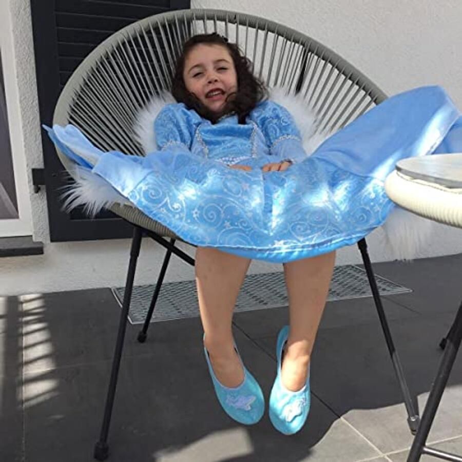 Lichtblauwe huisschoen voor meisjes