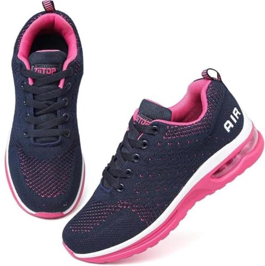 Lichte Ademend Hardloopschoenen Dames Antislip Sneakers voor Running Fitness en Wandelen
