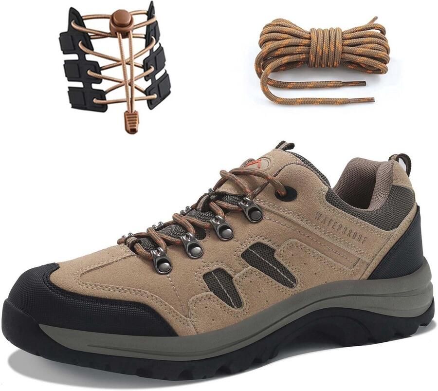 Lichte Ademend Wandelschoenen voor Heren Flexibele Trekking Klimmen Trailing en Wandelen