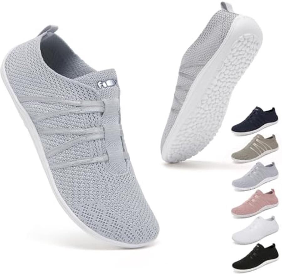 Lichte Ade de Barefoot Wandelschoenen voor en Slip-On Trailrunning Sneakers