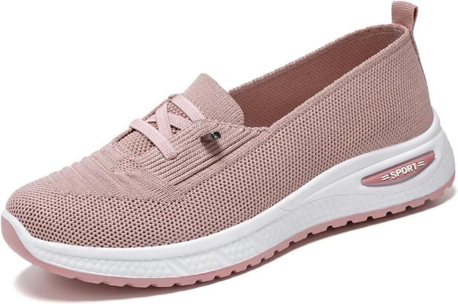 Lichte Ademende Damessneakers voor Sport Wandelen en Casual Gebruik