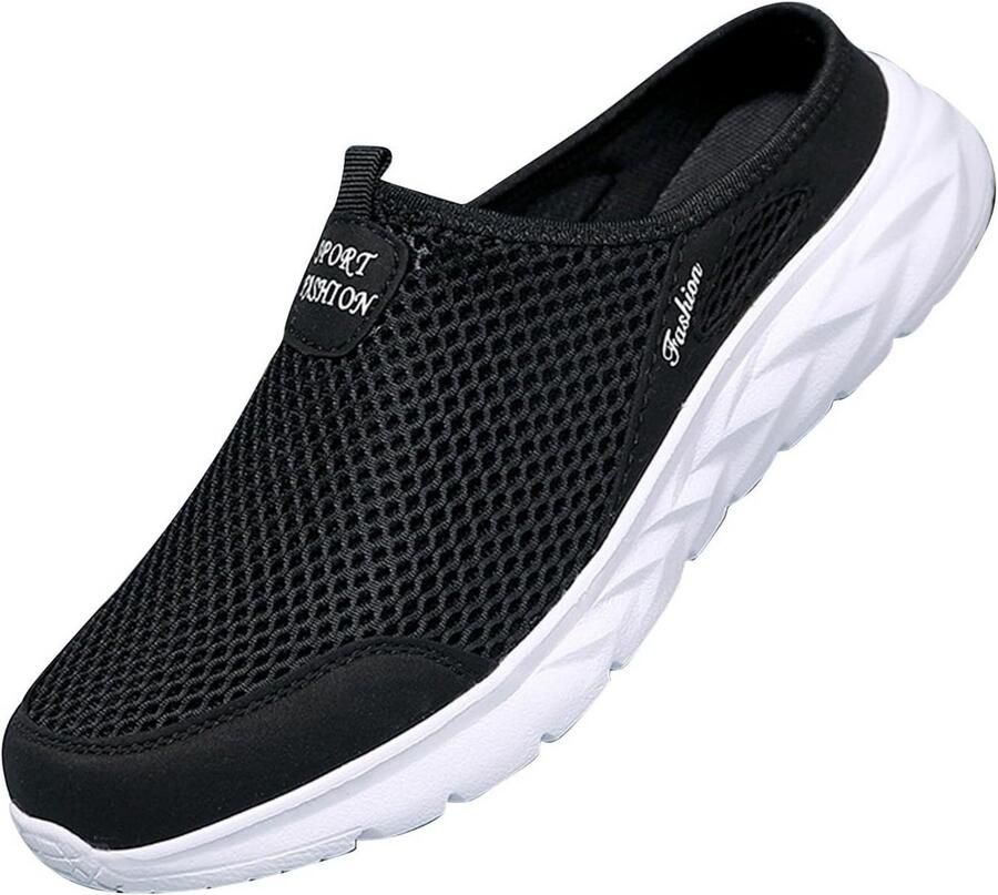 Lichte Ademende Herensneakers & Clogs Slip-On Zomerschoenen en Tuinschoenen