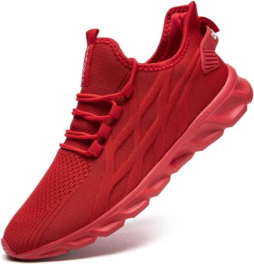 Comfortabele Heren Sportschoenen Ademende Hardloopschoenen met Rubberen Zool