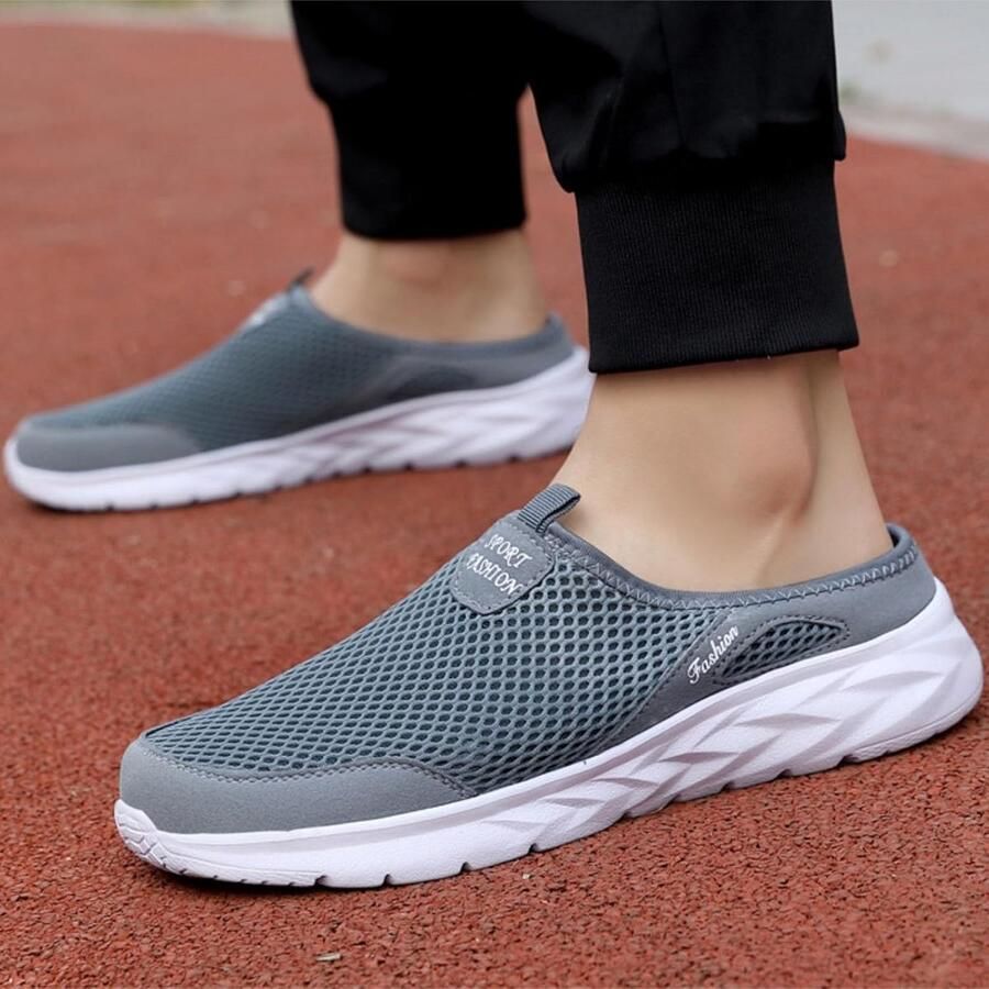 Lichte Ademende Instapsneakers voor Heren Slip-on Vrijetijdsschoenen