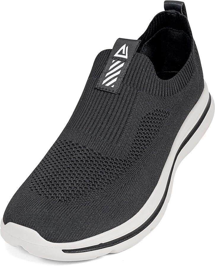 Lichte Ademende Slip-On Sneakers voor Heren Comfortabele Mesh Sportschoenen